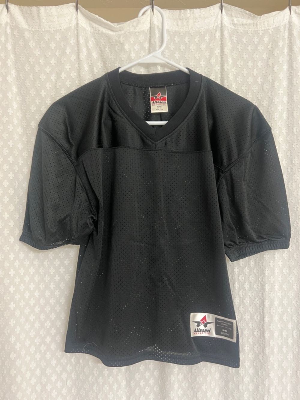 Allsport Black Mesh Football Jersey